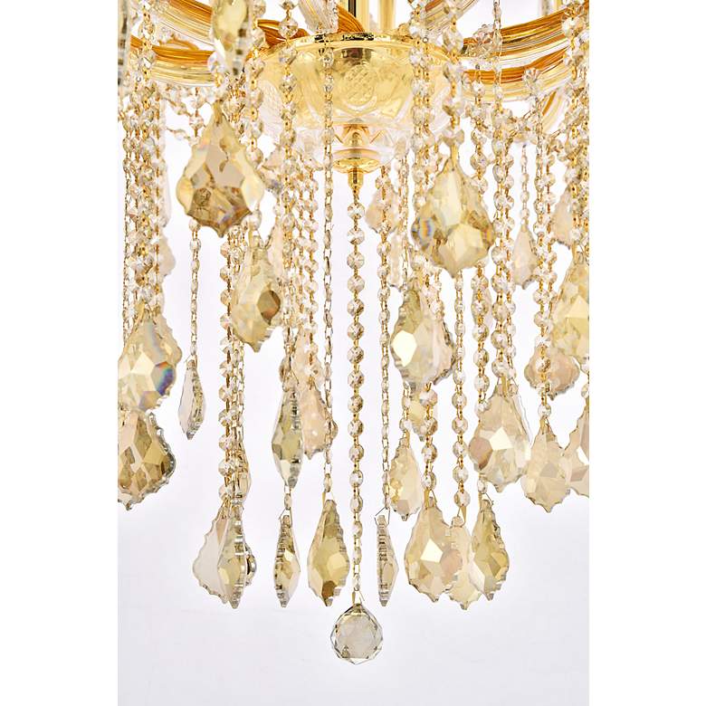 Image 4 Maria Theresa 49 Lt Gold Chandelier Golden Teak more views
