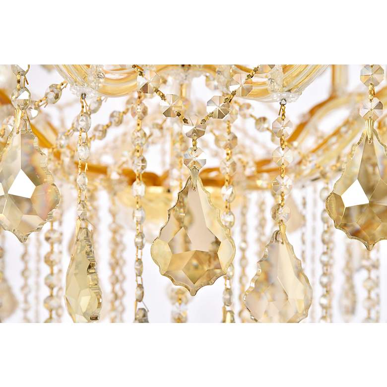 Image 6 Maria Theresa 49 Lt Gold Chandelier Golden Teak more views
