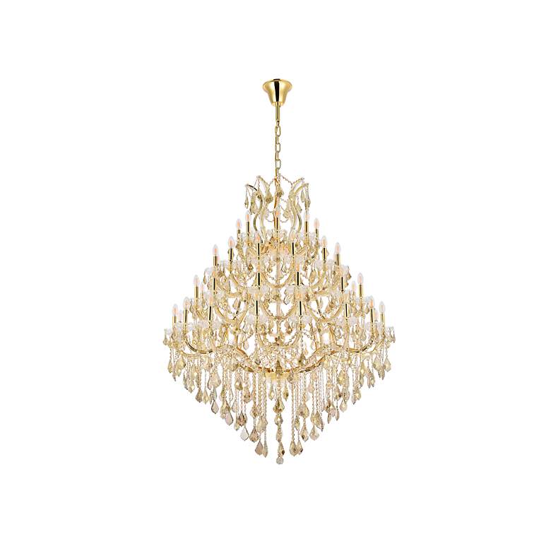 Image 7 Maria Theresa 49 Lt Gold Chandelier Golden Teak more views