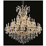Maria Theresa 52" Wide Gold and Crystal 41-Light Chandelier