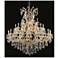 Maria Theresa 52" Wide Gold and Crystal 41-Light Chandelier