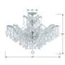 3_Maria Theresa 6 Light Clear Crystal Chrome Semi-Flush more views