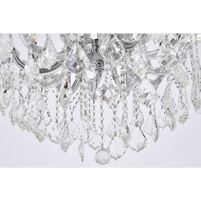 Image 4 Maria Theresa 6 Lt Chrome Flush Mount Clear more views