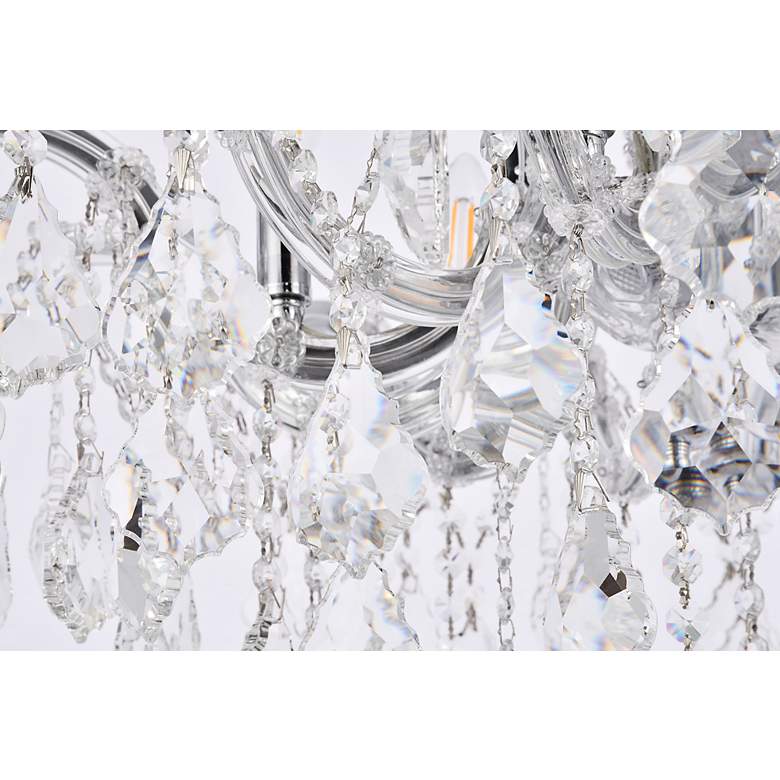 Image 5 Maria Theresa 6 Lt Chrome Flush Mount Clear more views