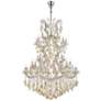 1_Maria Theresa 61 Lt Chrome Chandelier Golden Teak