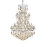 3_Maria Theresa 61 Lt Chrome Chandelier Golden Teak more views
