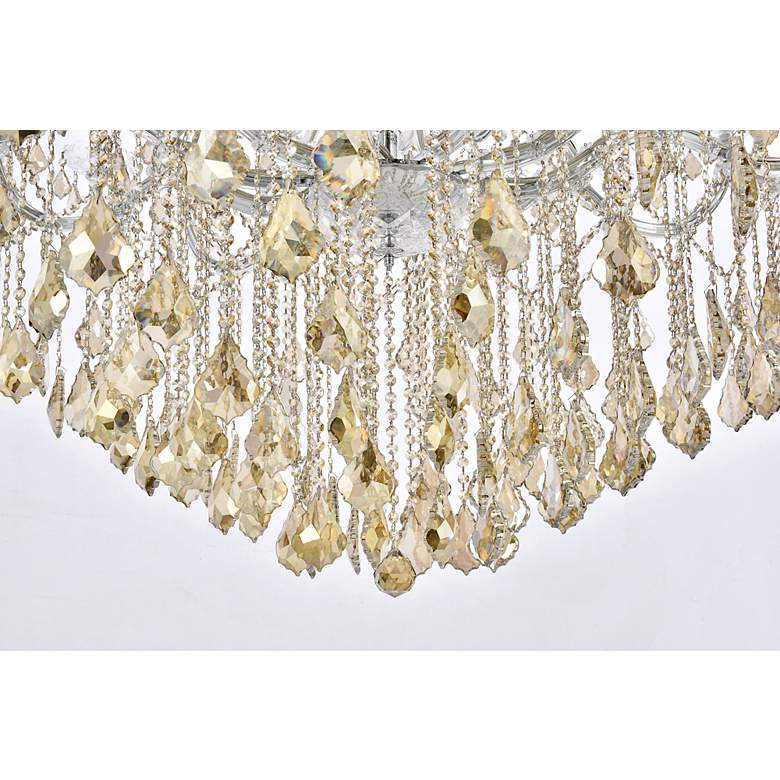 Image 4 Maria Theresa 61 Lt Chrome Chandelier Golden Teak more views