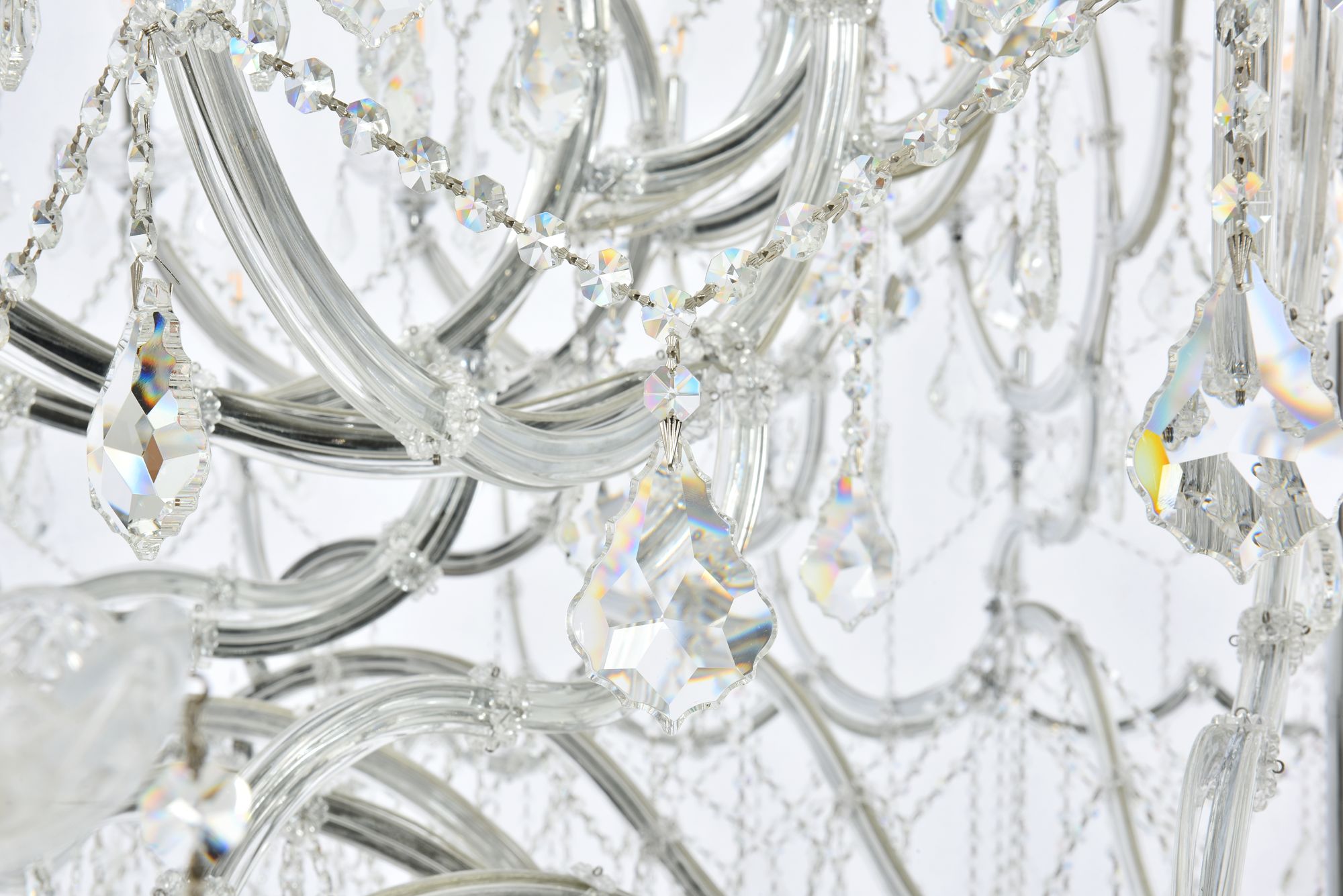 Image 4 Maria Theresa 84 Lt Chrome Chandelier Clear more views