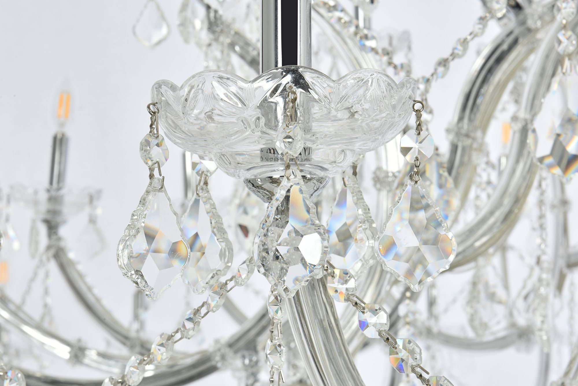 Image 6 Maria Theresa 84 Lt Chrome Chandelier Clear more views