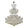 Maria Theresa 84 Lt Chrome Chandelier With Golden Teak