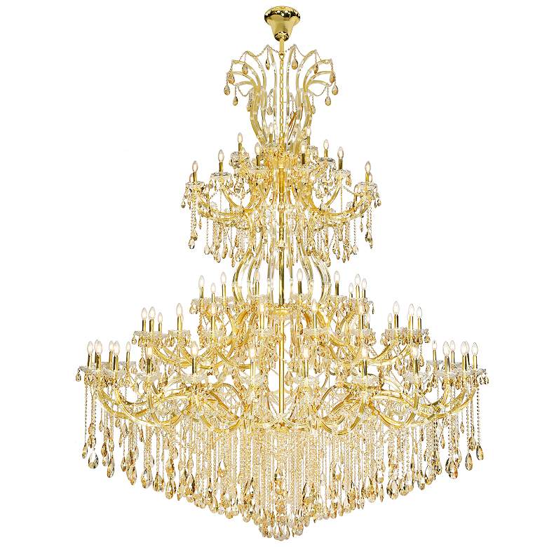 Image 1 Maria Theresa 84 Lt Gold Chandelier