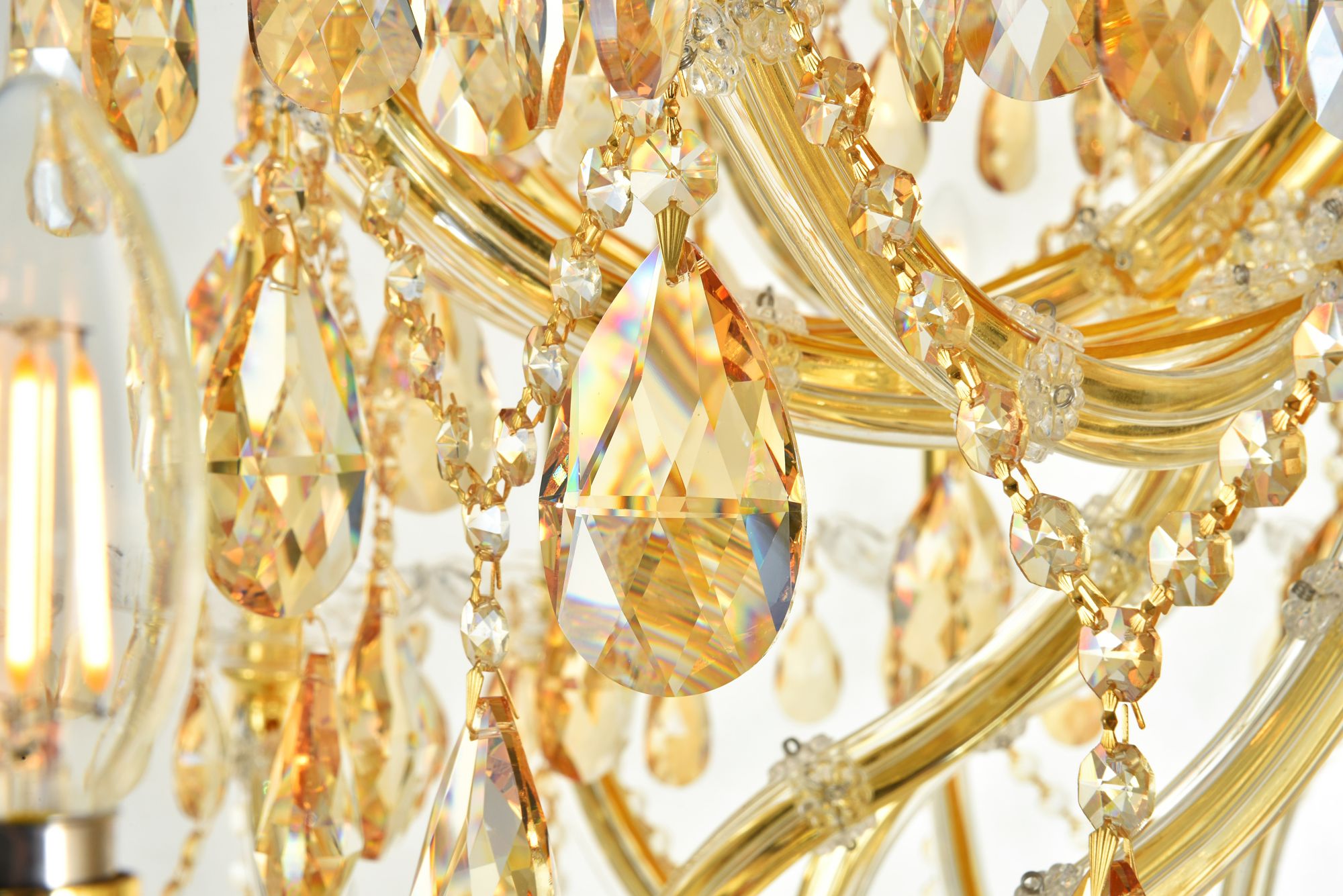 Image 4 Maria Theresa 84 Lt Gold Chandelier more views