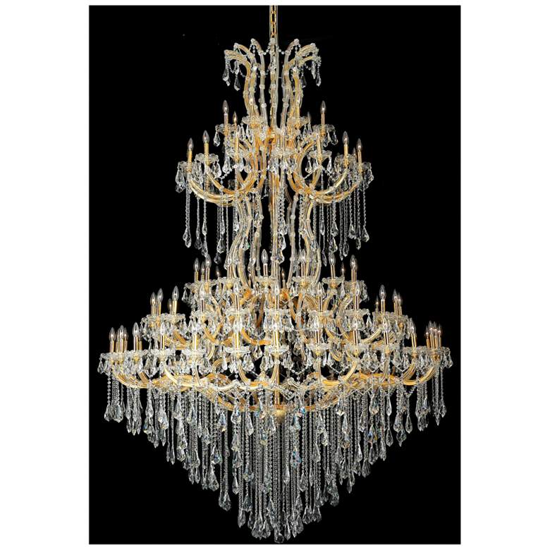 Image 1 Maria Theresa 85 Lt Gold Chandelier Clear