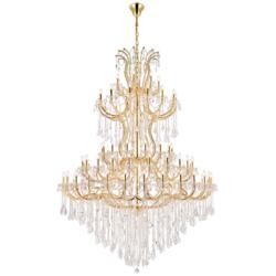 Maria Theresa 85 Lt Gold Chandelier Clear