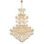 1_Maria Theresa 85 Lt Gold Chandelier Golden Teak
