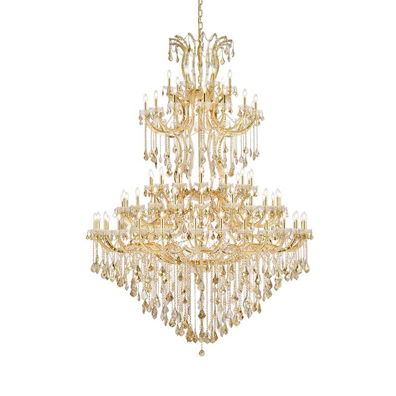 Image 3 Maria Theresa 85 Lt Gold Chandelier Golden Teak more views