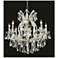 Maria Theresa 9 Lt Chrome Chandelier Clear