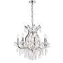 1_Maria Theresa 9 Lt Chrome Chandelier Clear