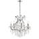 Maria Theresa 9 Lt Chrome Chandelier Clear