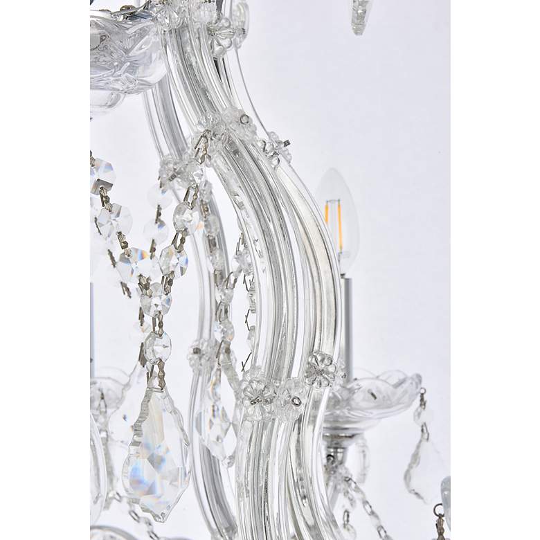 Image 6 Maria Theresa 9 Lt Chrome Chandelier Clear more views