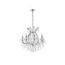 7_Maria Theresa 9 Lt Chrome Chandelier Clear more views
