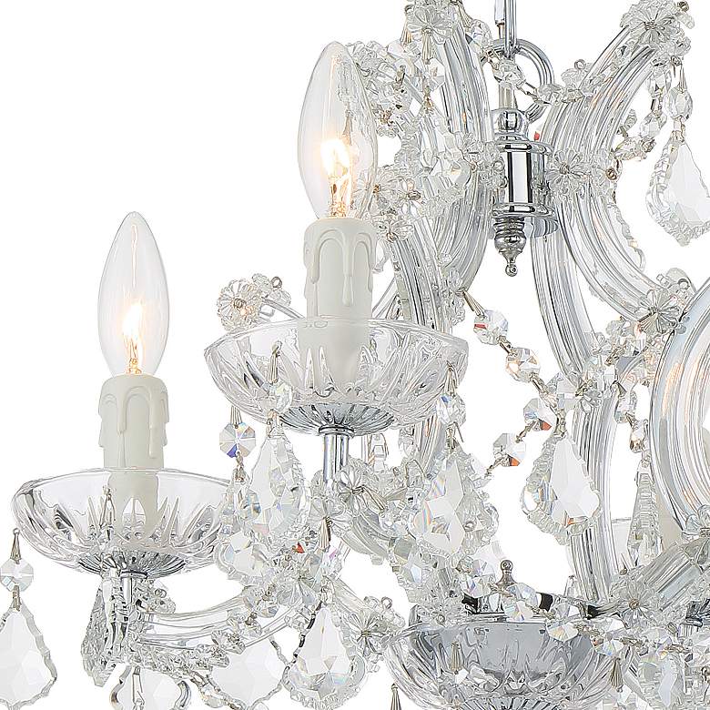 Image 4 Maria Theresa Collection Chrome 4-Light Chandelier more views