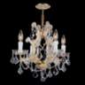 Maria Theresa Collection Gold 4-Light Chandelier