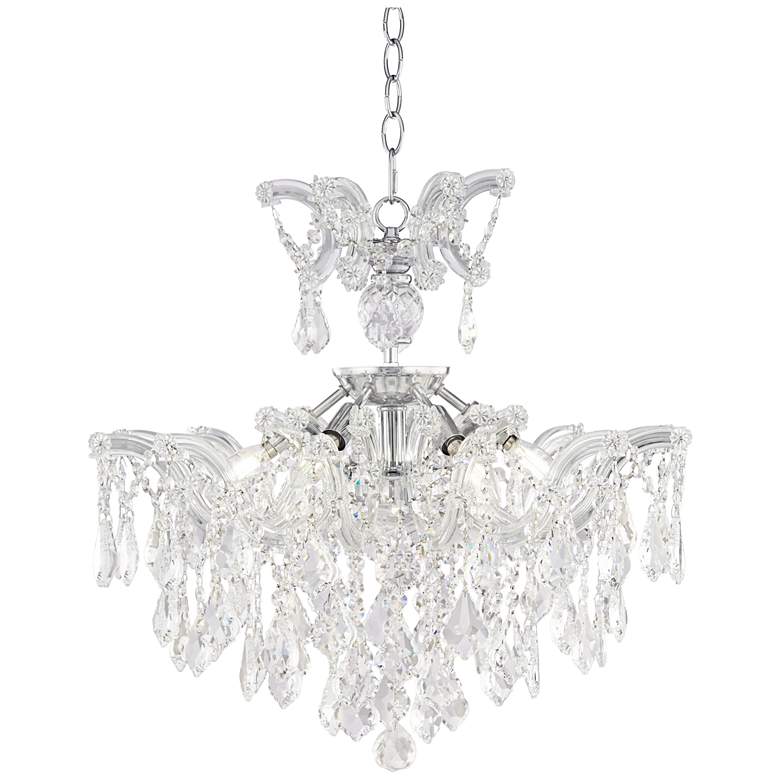 Image 6 Maria Theresa Imperial 21 inch Wide 6-Light Crystal Chandelier more views