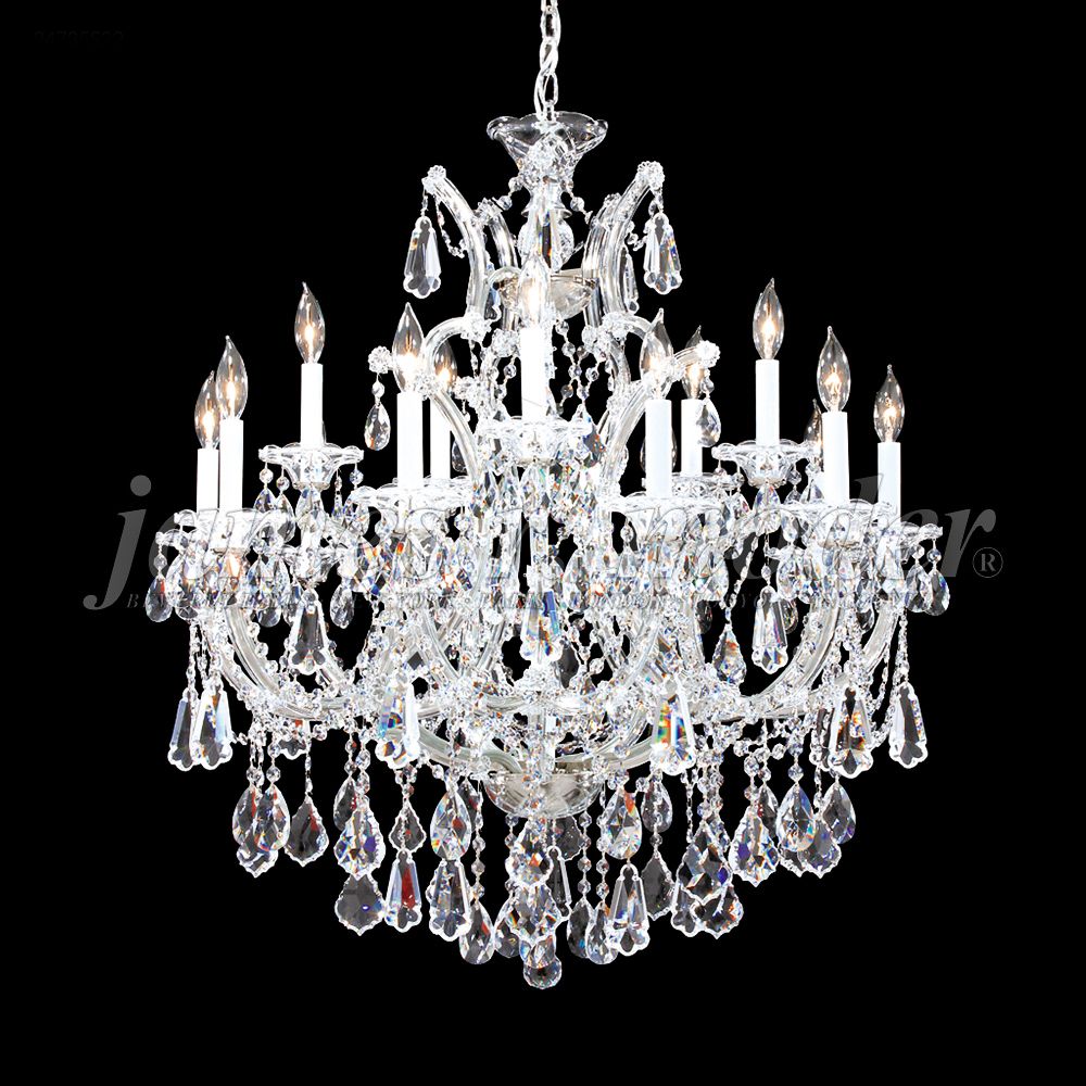 16 light crystal chandelier