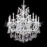 Maria Theresa Royal 31"W Silver 16-Light Crystal Chandelier