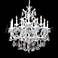 Maria Theresa Royal 31"W Silver 16-Light Crystal Chandelier