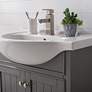 Marian 30" Wide 2-Door Gray Porcelain-Top Single Sink Vanity