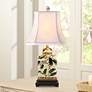 1_Mariana Leaf and Branch 18" High Porcelain Jar Accent Table Lamp