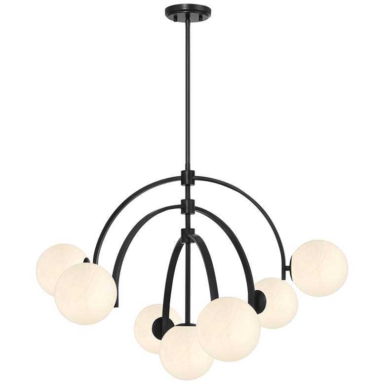 Image 1 Marias 7-Light Chandelier in Matte Black