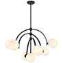 Thumbnail3 of Marias 7-Light Chandelier in Matte Black more views