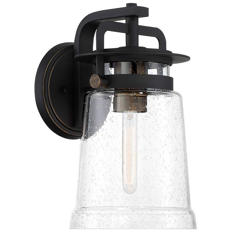 Image 1 Maribel Heights 12 1/2" High Sand Coal Outdoor Wall Light