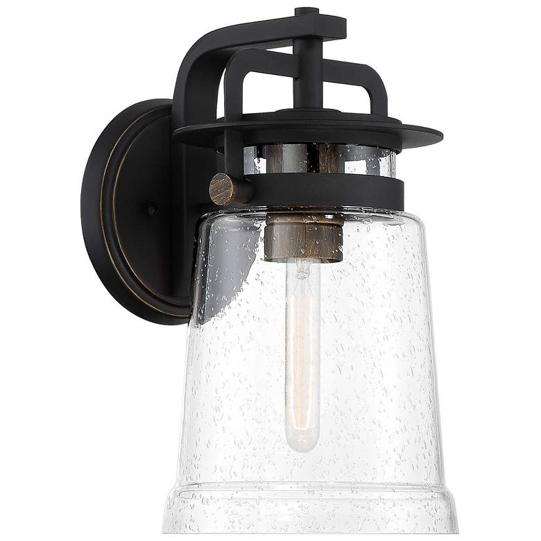 Image 1 Maribel Heights 12 1/2 inch High Sand Coal Outdoor Wall Light