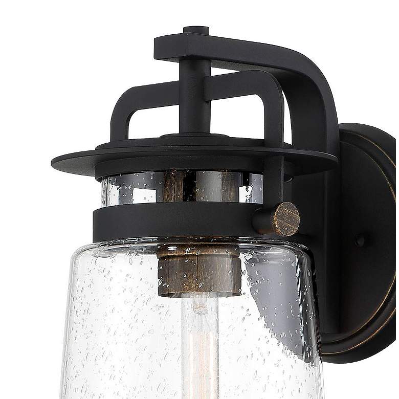 Image 3 Maribel Heights 12 1/2" High Sand Coal Outdoor Wall Light more views