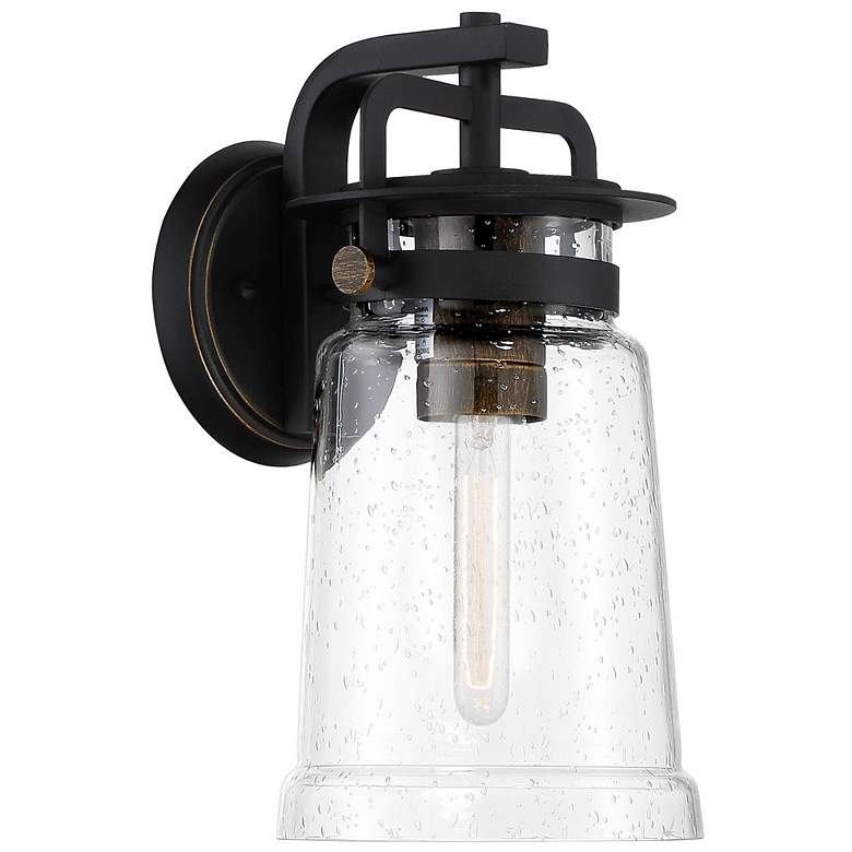 Image 1 Maribel Heights 13 1/2" High Sand Coal Outdoor Wall Light