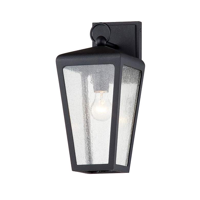 Image 2 Mariden 16" High Textured Iron Outdoor Wall Light more views