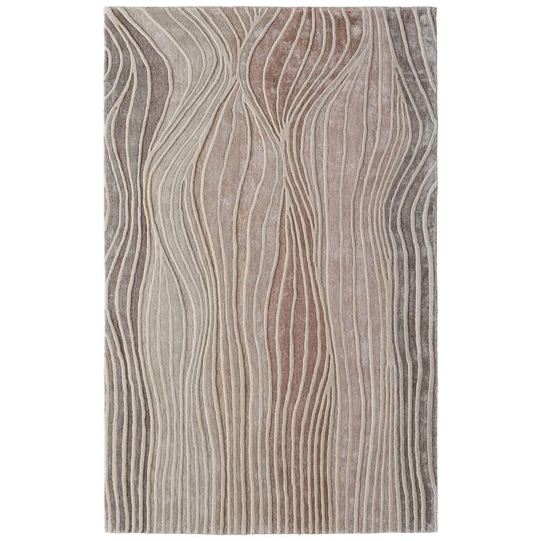 Image 1 Maridian Modern Abstract Hand Tufted Taupe Area Rug 8A71F