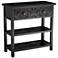 Mariel 31 1/2" Wide Black 2-Drawer Console Table
