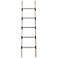 Marieta 18" Wide Natural Wood Decorative Blanket Ladder