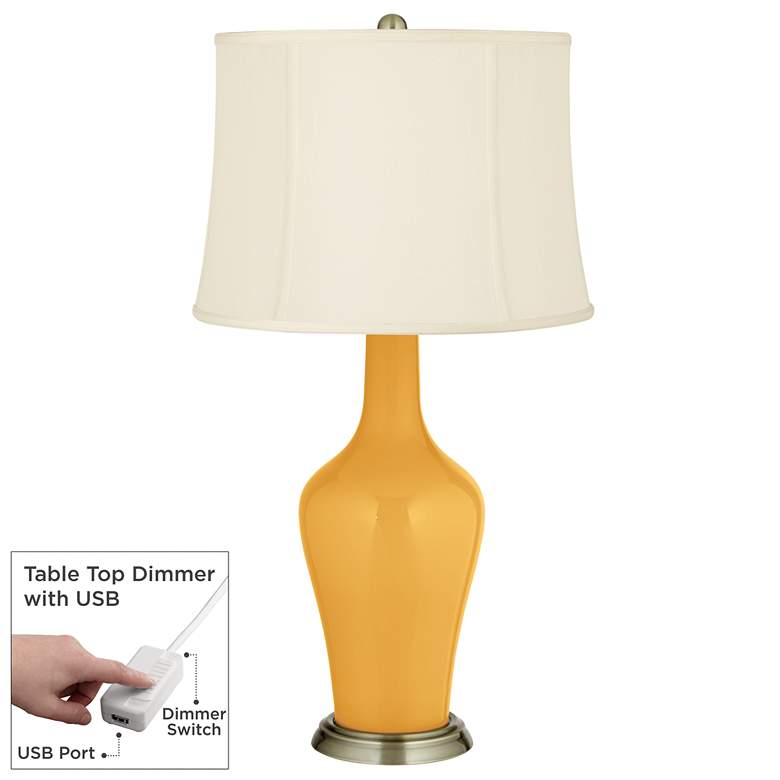 Image 1 Marigold Anya Table Lamp with Dimmer