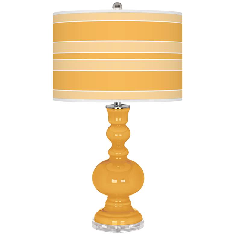 Image 1 Marigold Bold Stripe Apothecary Table Lamp