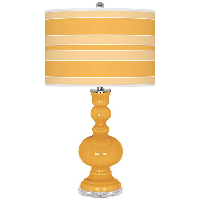 Image 1 Marigold Bold Stripe Apothecary Table Lamp