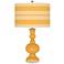 Marigold Bold Stripe Apothecary Table Lamp