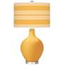 Marigold Bold Stripe Ovo Table Lamp