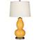 Marigold Double Gourd Table Lamp from Color Plus