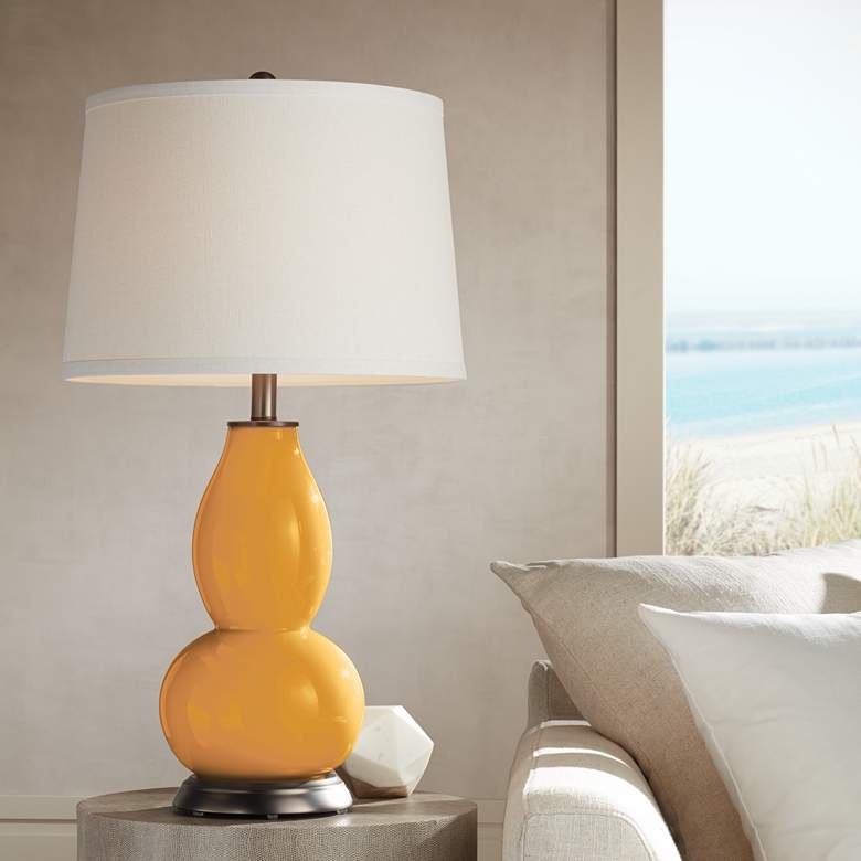 Image 1 Marigold Double Gourd Table Lamp from Color Plus